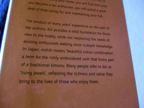 KOI - A HANDBOOK ON KEEPING NISHIKIGOI - SERVAAS DE KOCK & RONNIE SWART