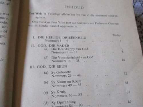 DIE HALLELUJA - PSALMS, GESANGE EN ANDER LIEDERE VIR HUIS, DAG EN SONDAGSKOOL EN JEUGVERENIGINGS