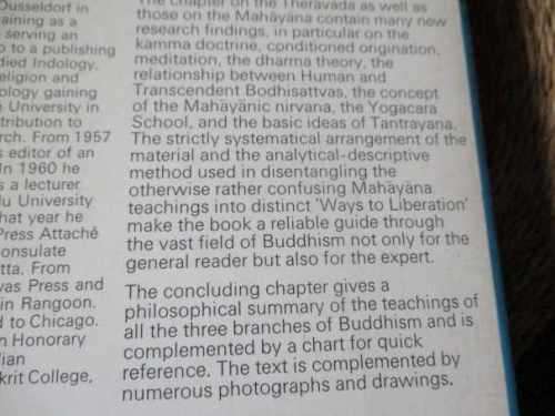 BUDDHISM - AN OUTLINE OF IT`S TEACHING AND SCHOOLS - HANS WOLFGANG SCHUMANN