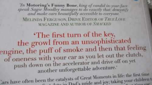 MOTORING`S FUNNY BONE - SAGIE MOODLEY