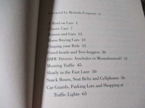 MOTORING`S FUNNY BONE - SAGIE MOODLEY