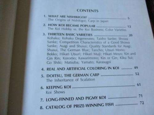 KOI VARIETIES - JAPANESE COLORED CARP - NISHIKIGOI BY DR HERBER R AXELROD