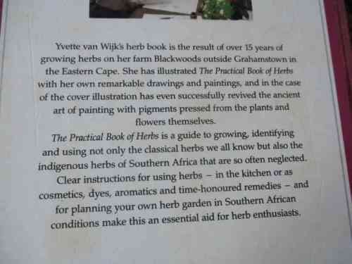 THE PRACTICAL BOOK OF HERBS - GROWING AND USING HERBS IN SOUTHERN AFRICA - YVETTE VAN WIJK