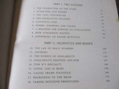 THINKING FAST AND SLOW - DANIEL KAHNEMAN