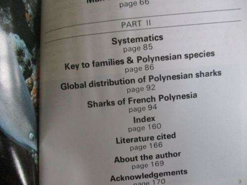 SHARKS OF TROPICAL AND TEMPERATE SEAS - R.H. JOHNSON