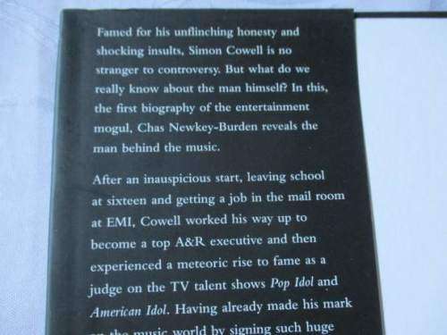 SIMON COWELL - THE UNAUTHORIZED BIOGRAPHY - CHAS NEWKEY-BURDEN