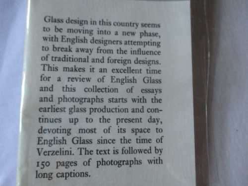 ENGLISH GLASS - SIDNEY CROMPTON