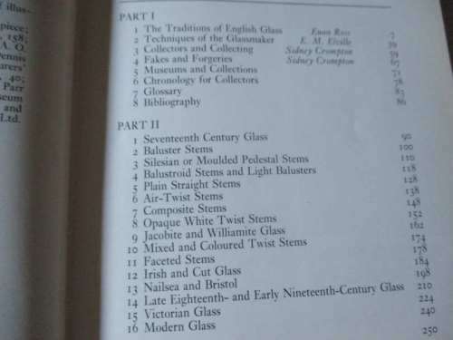 ENGLISH GLASS - SIDNEY CROMPTON