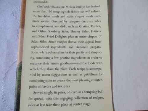 SIDES -  OVER 150 ENTICING ACCOMPANIMENTS THAT MAKES THE MEAL - MELICIA PHILLIPS