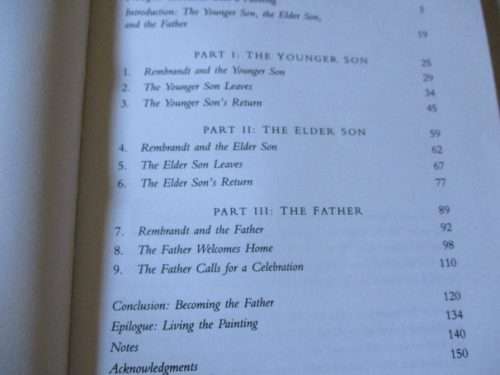 THE RETURN OF THE PRODIGAL SON - A STORY OF HOMECOMING - HENRI J M NOUWEN