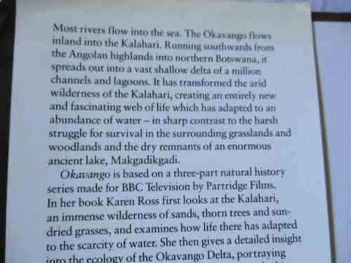 JEWEL OF THE KALAHARI  - OKAVANGO - KAREN ROSS