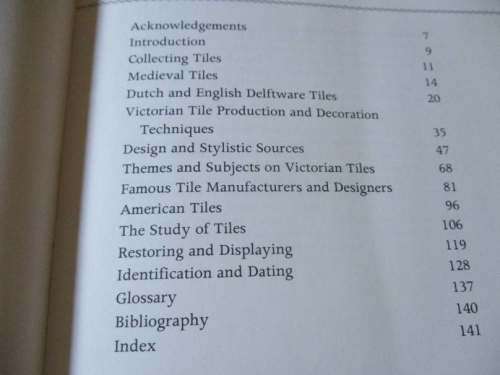 TILES - A COLLECTOR`S GUIDE - HANS VAN LEMMEN