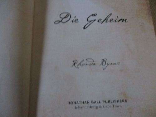 DIE GEHEIM - RHONDA BYRNE (  the secret )