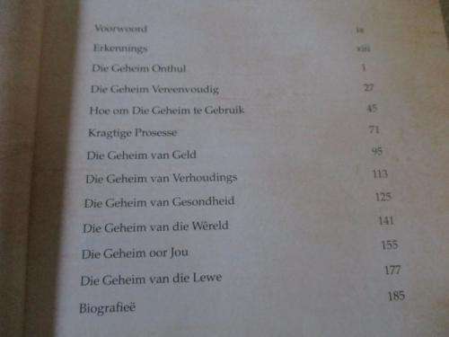 DIE GEHEIM - RHONDA BYRNE (  the secret )