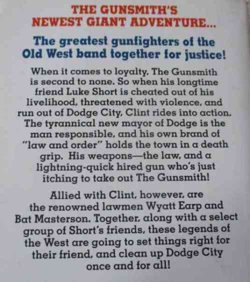 THE GUNSMITH - DEATH IN DODGE CITY - J.R. ROBERTS  ( WESTERN )