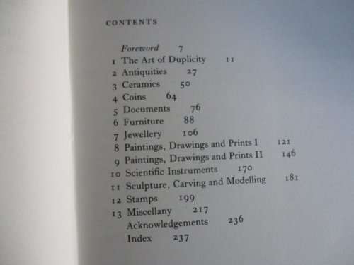 THE GENUINE ARTICLE - THE MAKING AND UNMASKING OF FAKES AND FORGERIES - JOHN FITZ / MAURICE MILLS /