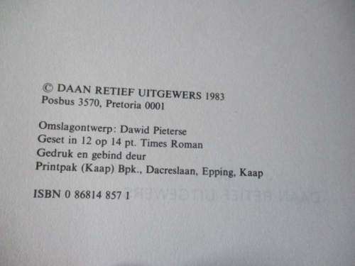 ONHEIL IN DIE RUIMTE - COBUS VAN WYK