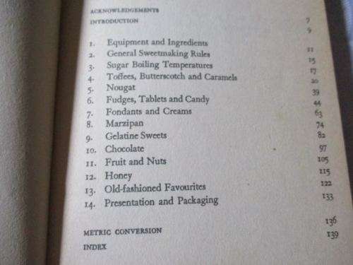 TOFFEES, FUDGES, CHOCOLATES AND SWEETS - MARY NORWAK