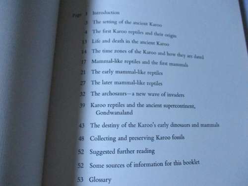 FOSSIL REPTILES OF THE SOUTH AFRICAN KAROO - M.A. CLUVER