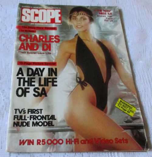 SCOPE MAGAZINE 12 NOVEMBER 1982 ( LADY DI, MISS S.A. SANDRE DE MEYER,
