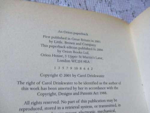 THE OLIVE FARM  - CAROL DRINKWATER