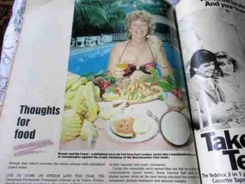 SCOPE MAGAZINE 21 NOV 1986 ( LEON TERBLANCHE GAMBLER, BRIAN MITCHELL, ZINTA KOHLER