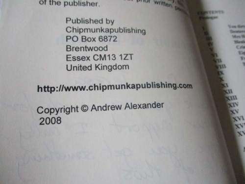 FLY FISHING FOR SHARKS - A MEMOIR OF LIFE WITH OCD - ANDREW ALEXANDER  ( SIGNED )