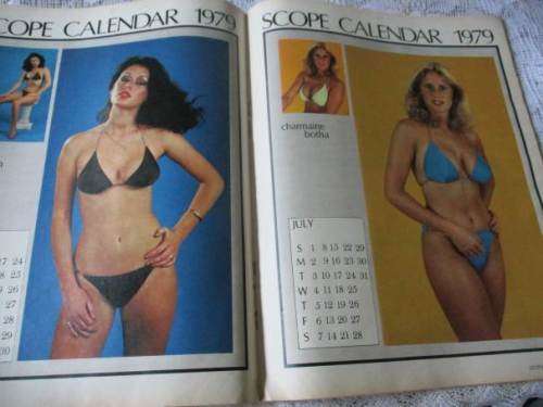 SCOPE MAGAZINE 29 DEC 1978 ( RAQUEL WELCH, SCOPE GIRL OF THE YEAR CALENDER, DEBBIE COETZEE, SHARKS )