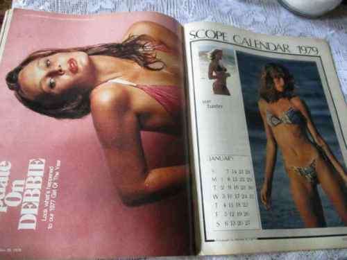 SCOPE MAGAZINE 29 DEC 1978 ( RAQUEL WELCH, SCOPE GIRL OF THE YEAR CALENDER, DEBBIE COETZEE, SHARKS )