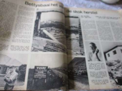 HUISGENOOT TYDSKRIF 19  FEBRUARIE 1971 ( BETTYSBAAI BRAND, TRANSKEI, TANI DE LANGE, BOESMANS )