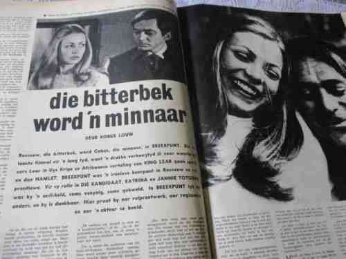 HUISGENOOT TYDSKRIF 19  FEBRUARIE 1971 ( BETTYSBAAI BRAND, TRANSKEI, TANI DE LANGE, BOESMANS )