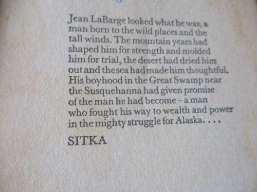 SITKA - LOUIS L`AMOUR