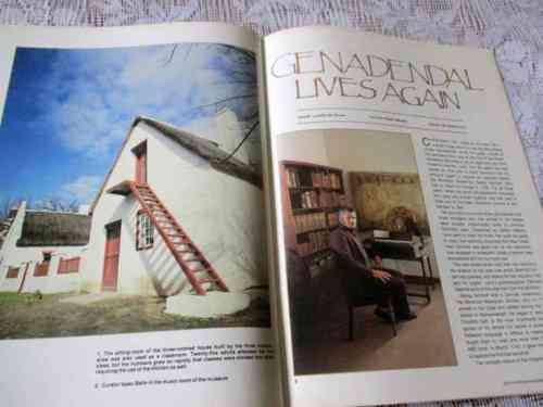 SA PANORAMA MAGAZINE MARCH 1989 ( JUNE te WATER SCULPTOR, GENADENDAL, BELHAR, GORDON`S BAY )