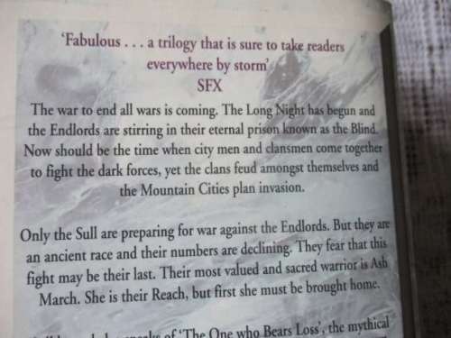A FORTRESS OF GREY ICE - BOOK TWO - SWORD OF SHADOWS - J.V. JONES