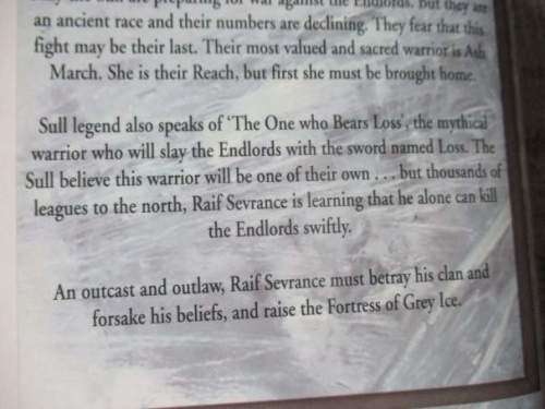 A FORTRESS OF GREY ICE - BOOK TWO - SWORD OF SHADOWS - J.V. JONES