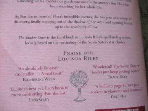 THE SHADOW SISTER - LUCINDA RILEY