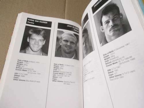 WHO`S WHO OF SOUTH AFRICAN RUGBY 1998 / 1999 - EDITOR CHRIS SCHOEMAN