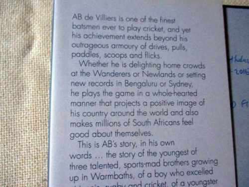 AB THE AUTOBIOGRAPHY