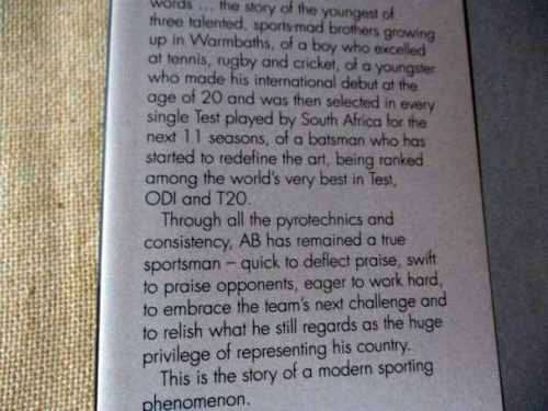 AB THE AUTOBIOGRAPHY