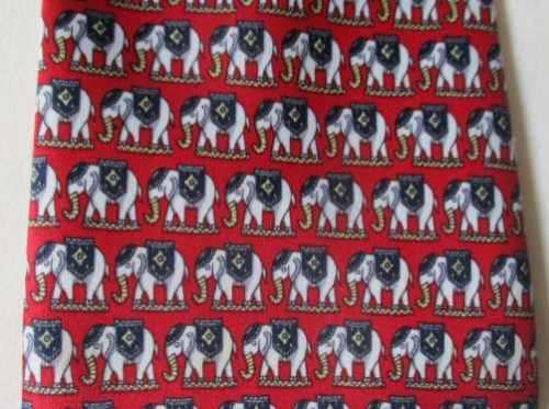 ATTRACTIVE - ELEPHANTS   - TIE