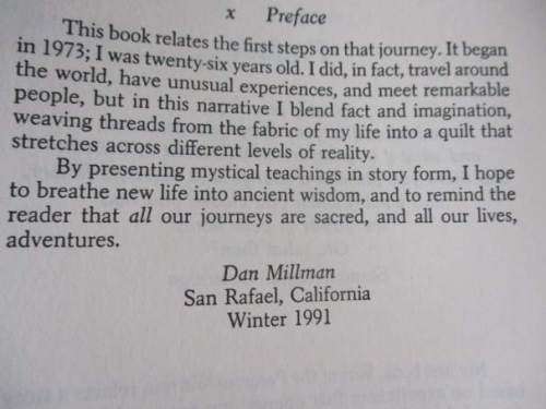SACRED JOURNEY OF THE PEACEFUL WARRIOR - DAN MILLMAN