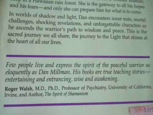 SACRED JOURNEY OF THE PEACEFUL WARRIOR - DAN MILLMAN