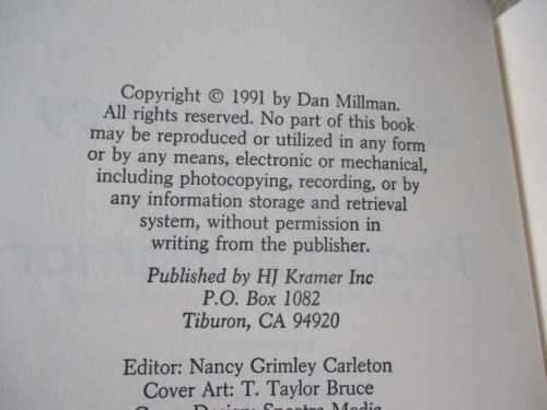 SACRED JOURNEY OF THE PEACEFUL WARRIOR - DAN MILLMAN