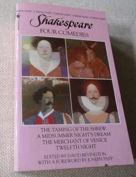 FOUR COMEDIES - WILLIAM SHAKESPEARE ( TAMING OF THE SHREW, TWELFTH NIGHT, MERCHANT OF VENICE, MIDSUM