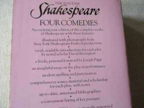 FOUR COMEDIES - WILLIAM SHAKESPEARE ( TAMING OF THE SHREW, TWELFTH NIGHT, MERCHANT OF VENICE, MIDSUM