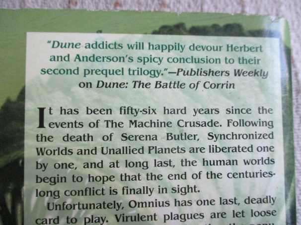 DUNE - THE BATTLE OF CORRIN  - BRIAN HERBERT AND KEVIN J ANDERSON