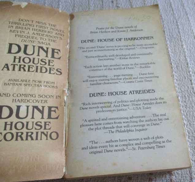 DUNE - HOUSE HARKONNEN  - BRIAN HERBERT AND KEVIN J ANDERSON