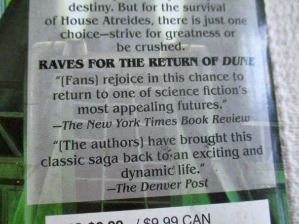 DUNE - HOUSE HARKONNEN  - BRIAN HERBERT AND KEVIN J ANDERSON