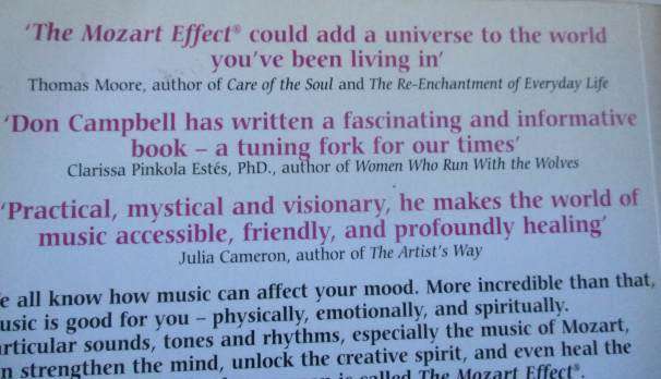 THE MOZART EFFECT - TAPPING THE POWER OF MUSIC TO HEAL THE BODY .... - DON CAMPBELL