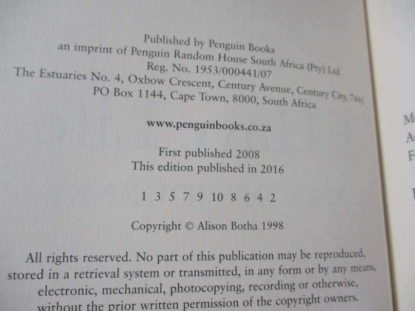 I HAVE LIFE - ALISON`S JOURNEY - AS TOLD TO MARIANNE THAMM